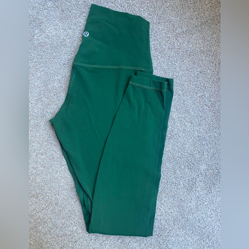 Lululemon align leggings size 6 true green